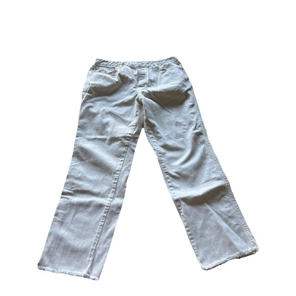 We the Free Flare Pull ON Pants Women’s Size 27 Cream White Travel - Picture 1 of 16